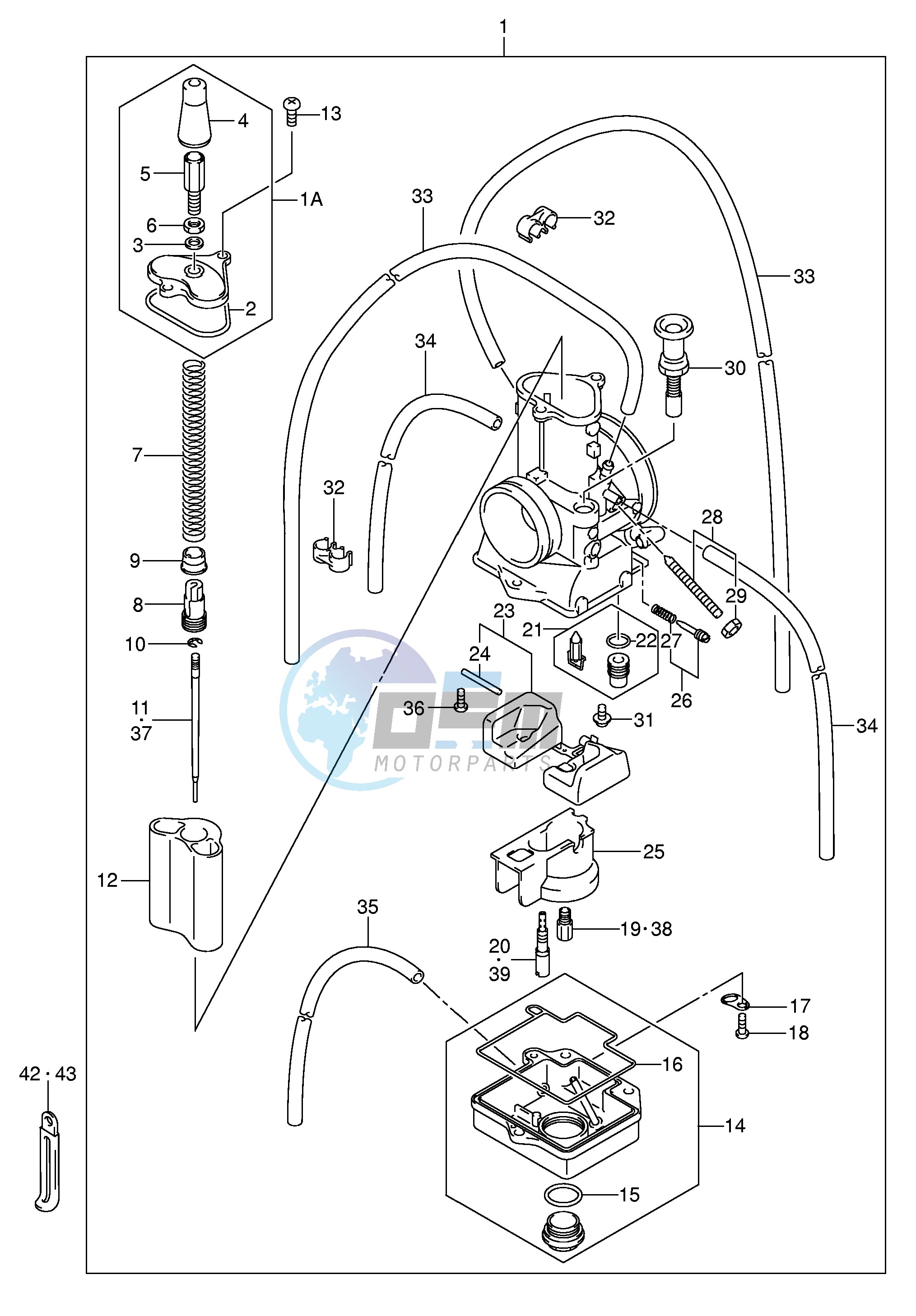 CARBURETOR (MODEL K3)