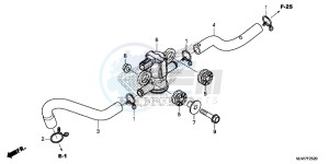 CB500F Europe Direct - (ED) drawing AIR INJECTION SOLENOID VALVE