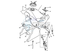 DT R 125 drawing FUEL TANK