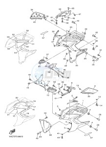 FJR1300A FJR1300A ABS (1MC1,1MC2 1MC6) drawing COWLING 2