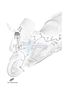 XP530 XP530-A TMAX SX ABS (BX38) drawing ELECTRICAL 3