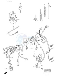 LT-A500F (E24) drawing WIRING HARNESS