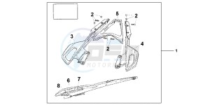 VFR1200FB drawing REAR CARRIER