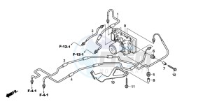 CBF600N drawing ABS MODULATOR (CBF600SA6/NA6)