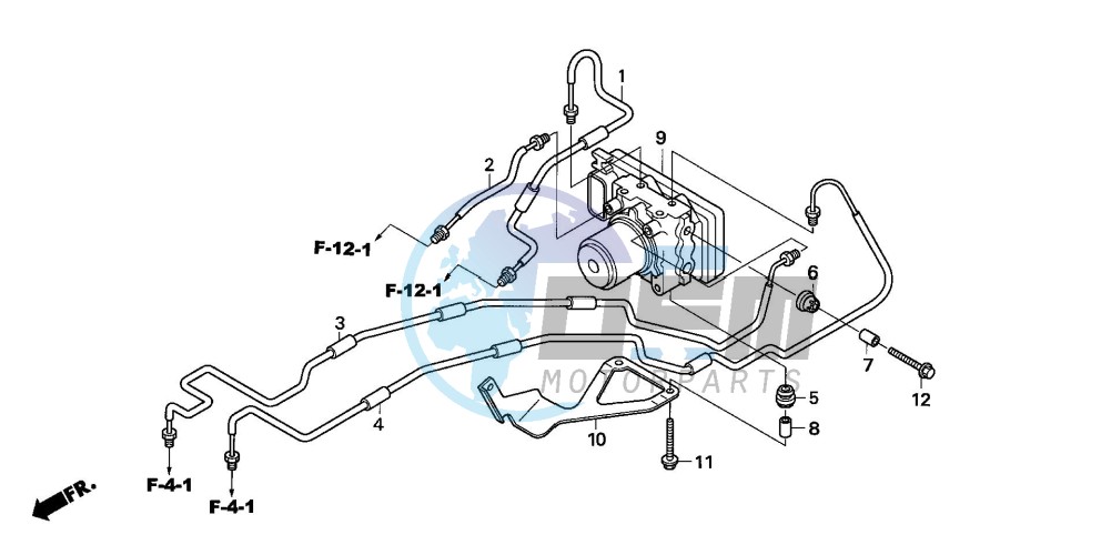 ABS MODULATOR (CBF600SA6/NA6)