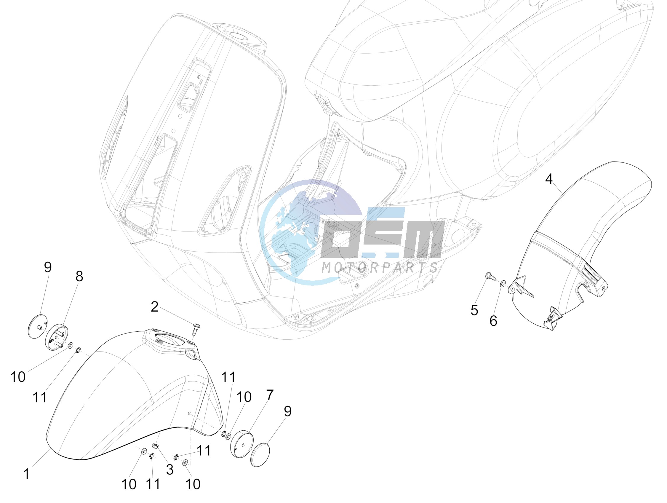 Wheel huosing - Mudguard