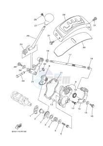 YFM700FWBD YFM70KPXG KODIAK 700 EPS (2SM3) drawing SHIFT SHAFT