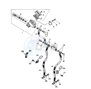 XV VIRAGO 1100 11000 drawing FRONT MASTER CYLINDER