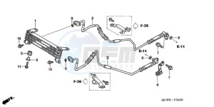 VFR800A9 Ireland - (EK / ABS MME TWO) drawing OIL COOLER