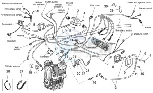 Griso S.E. 1200 8V USA-CND drawing Electrical system I