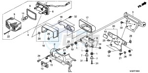 VT750SB drawing TAILLIGHT