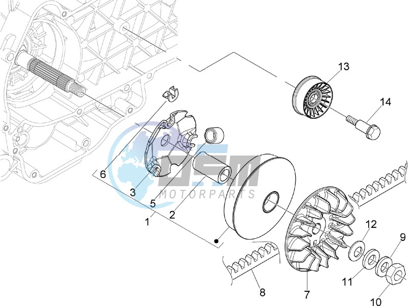 Driving pulley