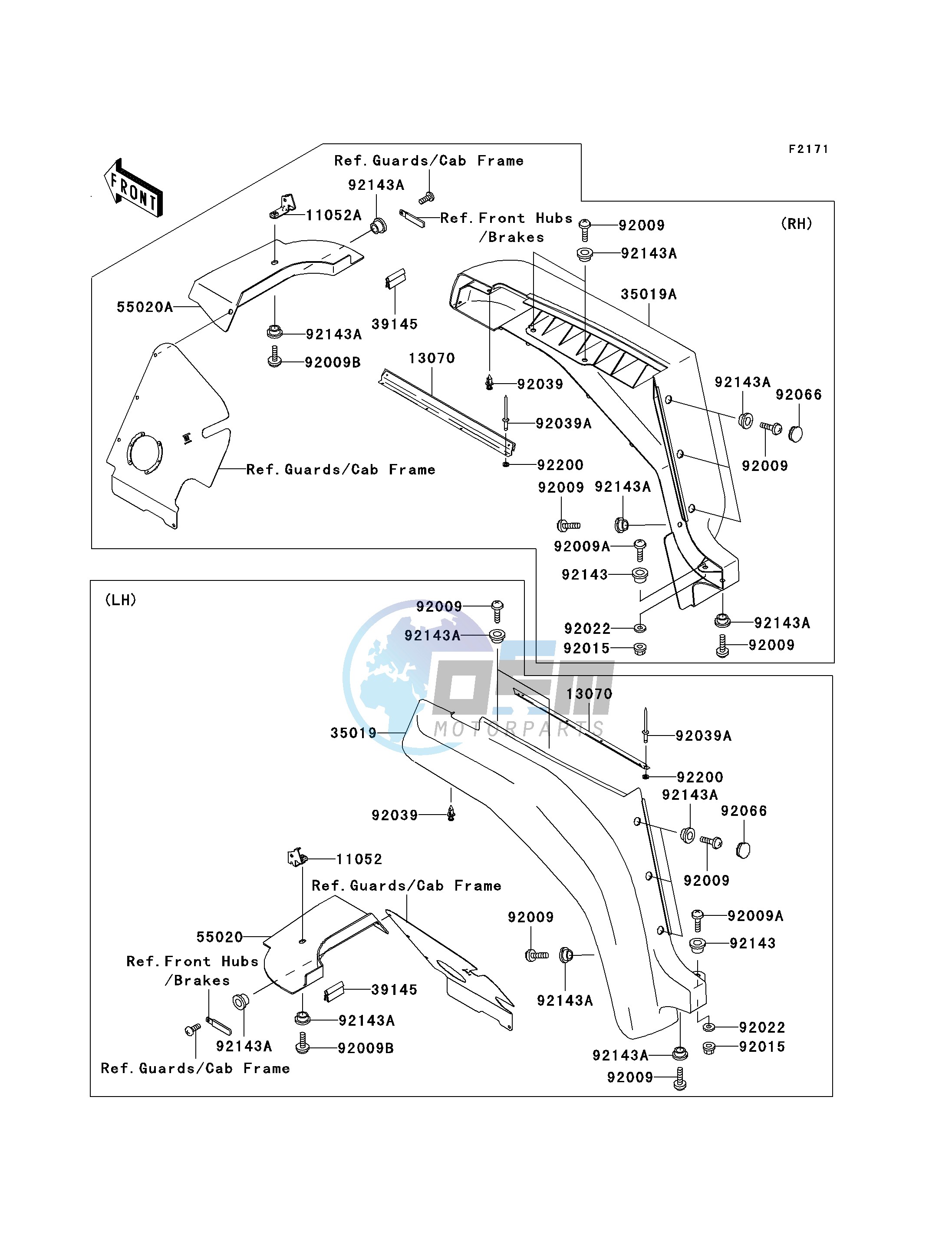 FRONT FENDER-- S- -