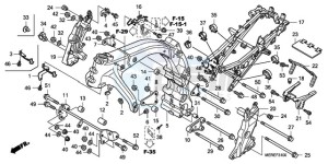 CBF600NA9 Europe Direct - (ED / ABS 25K) drawing FRAME BODY