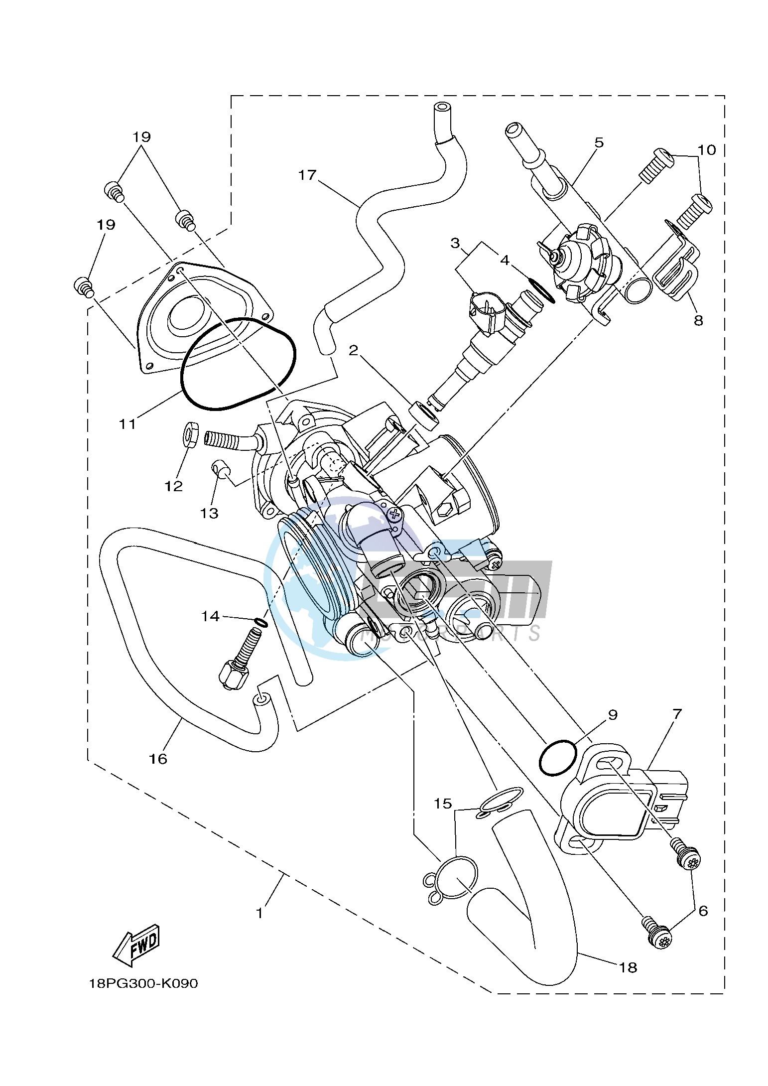 THROTTLE BODY ASSY 1