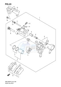 RM-Z450 (E19) drawing REAR CALIPER