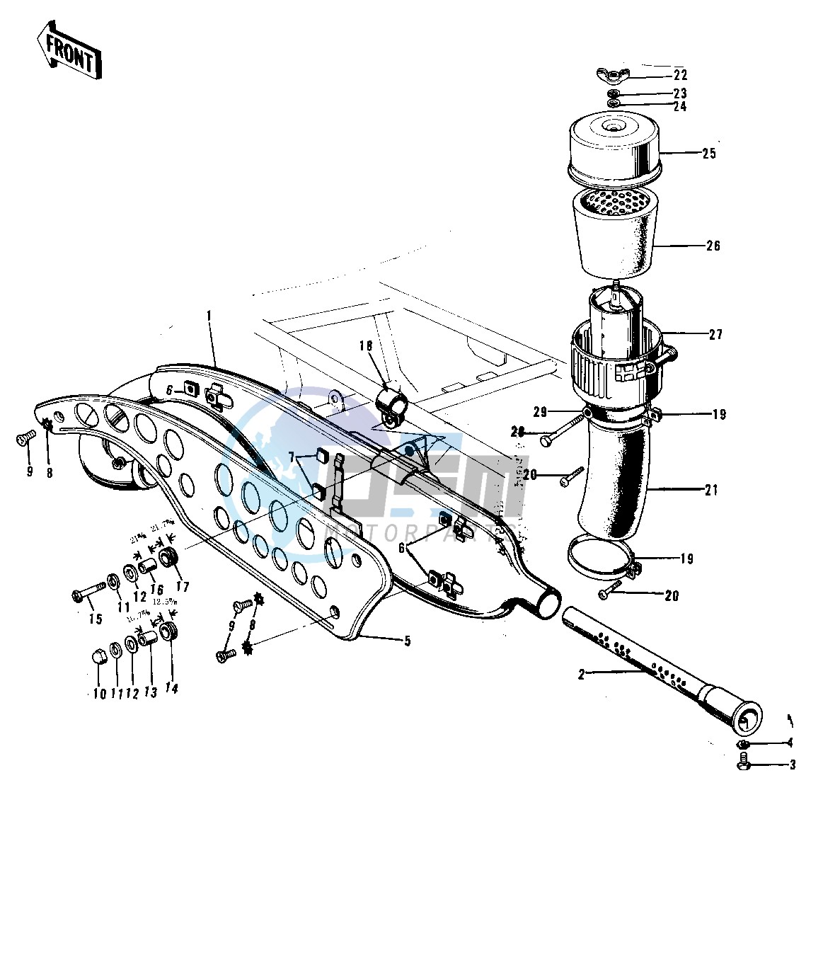 AIR CLEANER_MUFFLER -- 72-73 F9_F9-A 350- -