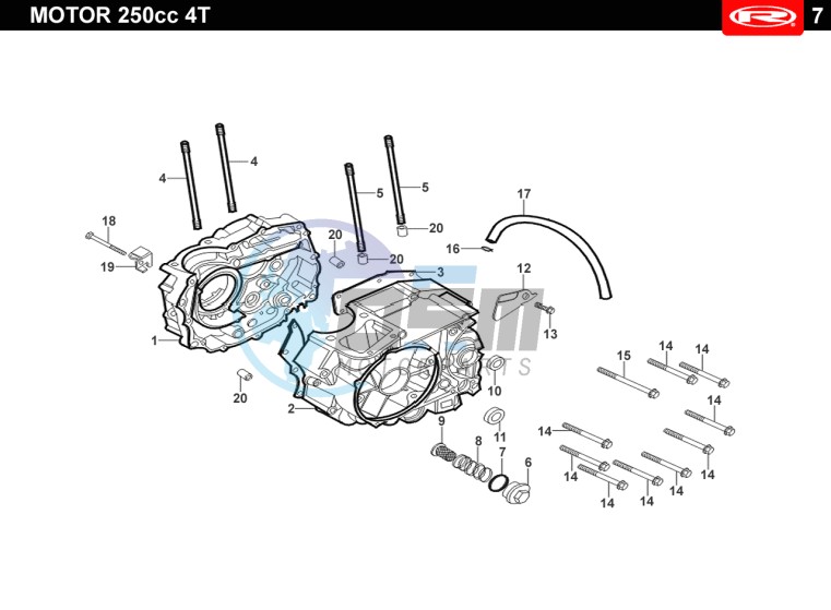 COMPLETE ENGINE CASTER