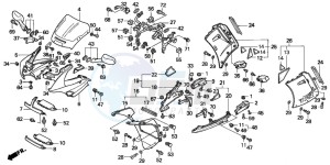 VFR750F drawing COWL (VFR750FL/FM/FN/FP)