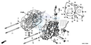 MSX125AH Europe Direct - (ED) drawing CRANKCASE