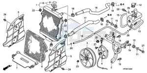 TRX420FEA Australia - (U / 4WD) drawing RADIATOR