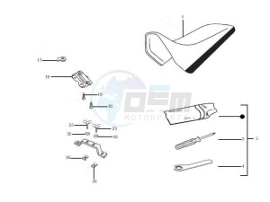 RCR_SMT 50 drawing Saddle seats - Tool roll