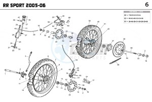 RR SPORT 50 drawing WHEELS