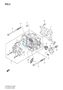 UH125ZE BURGMAN EU drawing CYLINDER HEAD