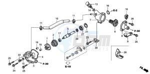 FES150 125 S-WING drawing WATER PUMP