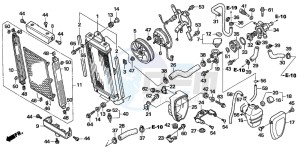 VTX1800C1 drawing RADIATOR (VTX1800C15/6/7/8)