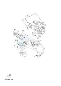 X-MAX125 XMAX 125 EVOLIS 125 (2ABF) drawing INTAKE