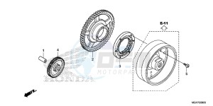 VFR1200XF CrossTourer - VFR1200X 2ED - (2ED) drawing STARTING CLUTCH