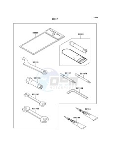 KLF300 4x4 KLF300C6F EU GB drawing Owner's Tools