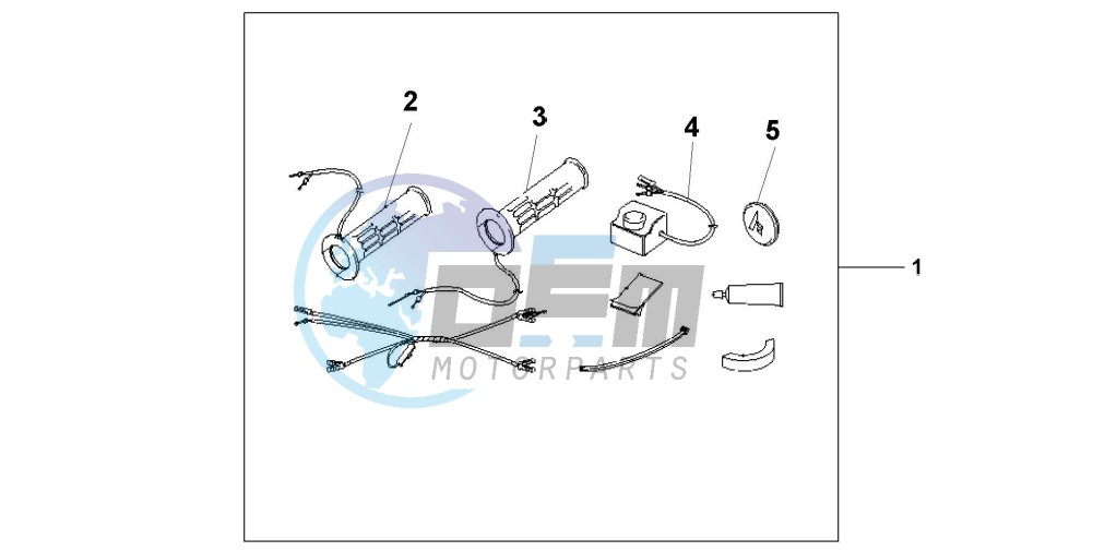 GRIP HEATER SS/ON-OF