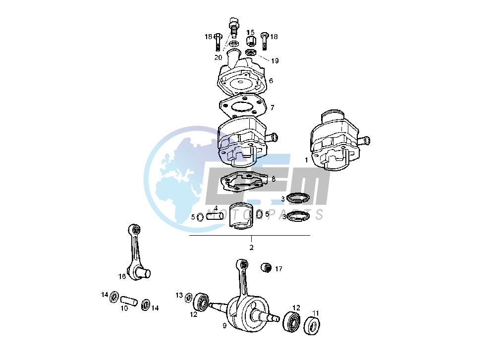 CRANKSHAFT-CYLINDER