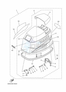 E60HMHDL drawing TOP-COWLING