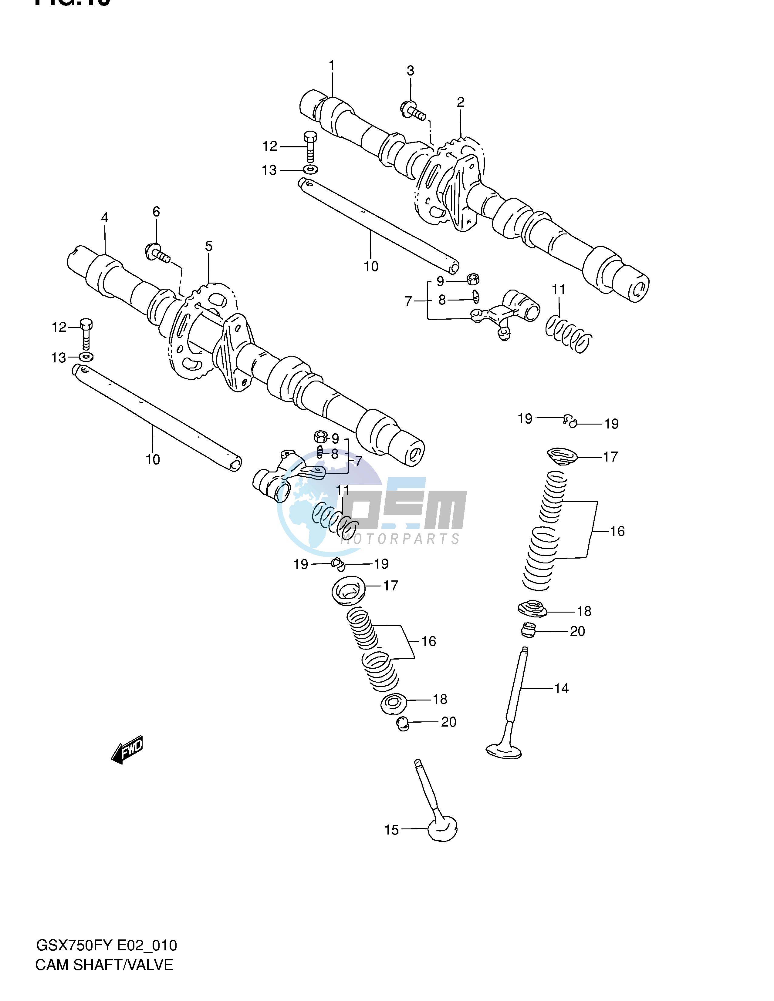 CAM SHAFT - VALVE