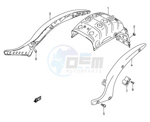 VL800 (E2) VOLUSIA drawing FRAME BRACE