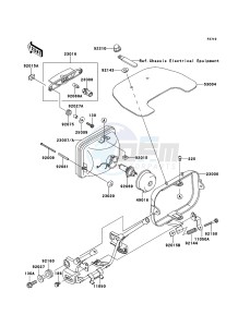 ZRX1200R ZR1200A6F FR GB XX (EU ME A(FRICA) drawing Headlight(s)