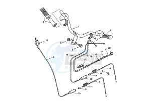 BW'S ORIGINAL EURO2 50 drawing STEERING HANDLE -CABLE