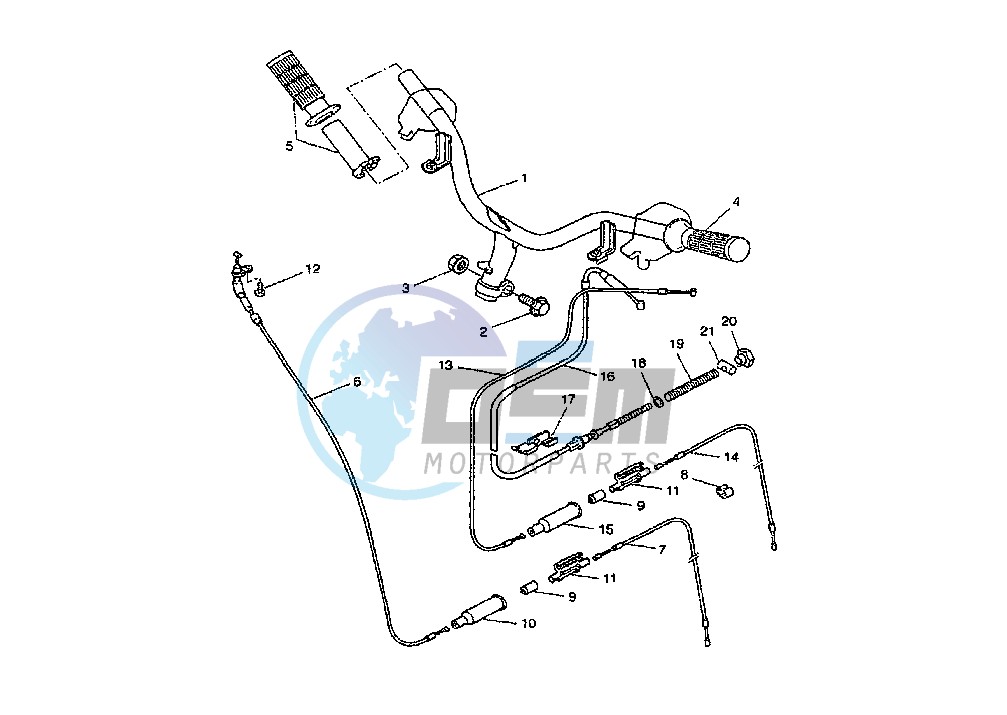 STEERING HANDLE -CABLE