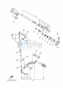 MT-10 MTN1000 (B67X) drawing SHIFT SHAFT