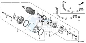 VT750C9 Europe Direct - (ED / MK) drawing STARTER MOTOR