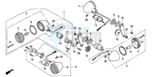 VT1100C2 drawing WINKER (VT1100CS/CT)