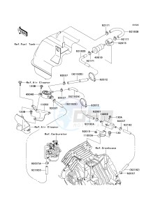 KAF 400 C [MULE 610 4X4 HARDWOODS GREEN HD] (C6F-C9F) C7F drawing FUEL PUMP