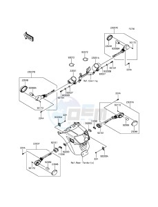 VULCAN S ABS EN650BGFA XX (EU ME A(FRICA) drawing Turn Signals