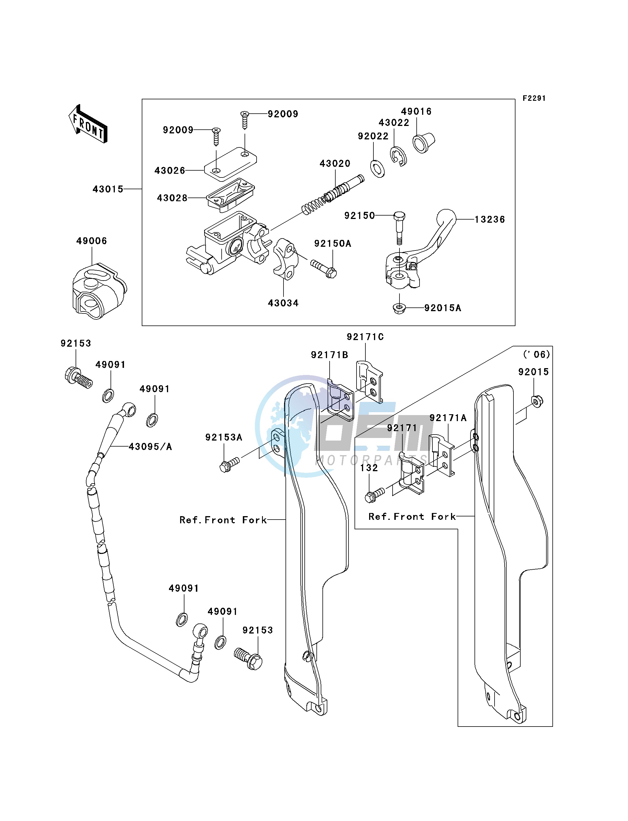 FRONT MASTER CYLINDER