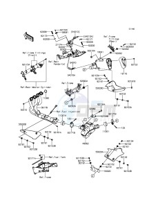 NINJA_ZX-6R ZX600REF FR GB XX (EU ME A(FRICA) drawing Muffler(s)