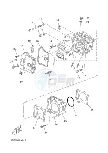 YP400R X-MAX 400 (1SD4 1SD4 1SD4) drawing CYLINDER