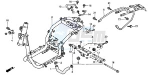 SRX50 drawing FRAME BODY